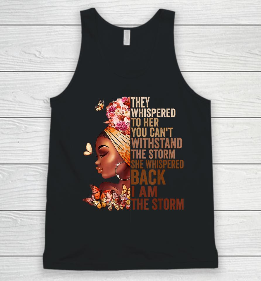Proud Black African American Ladies Black History Month Unisex Tank Top