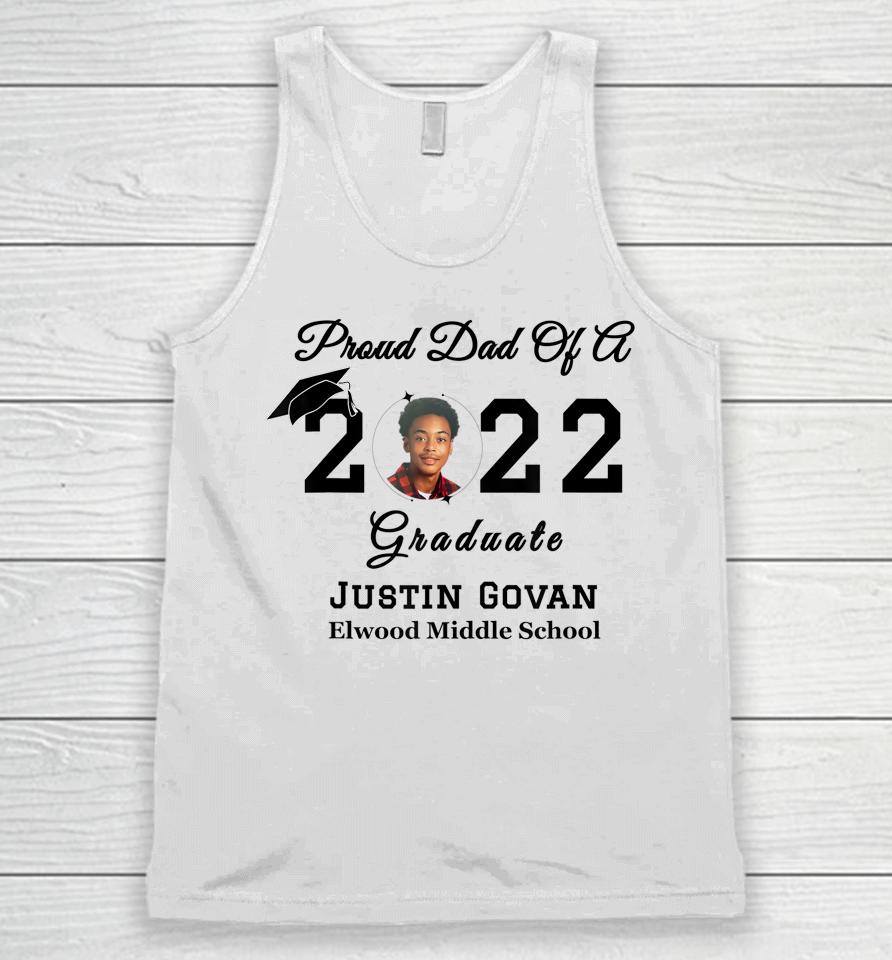 Proud Dad Of A 2022 Grad Personal Pic Black Unisex Tank Top