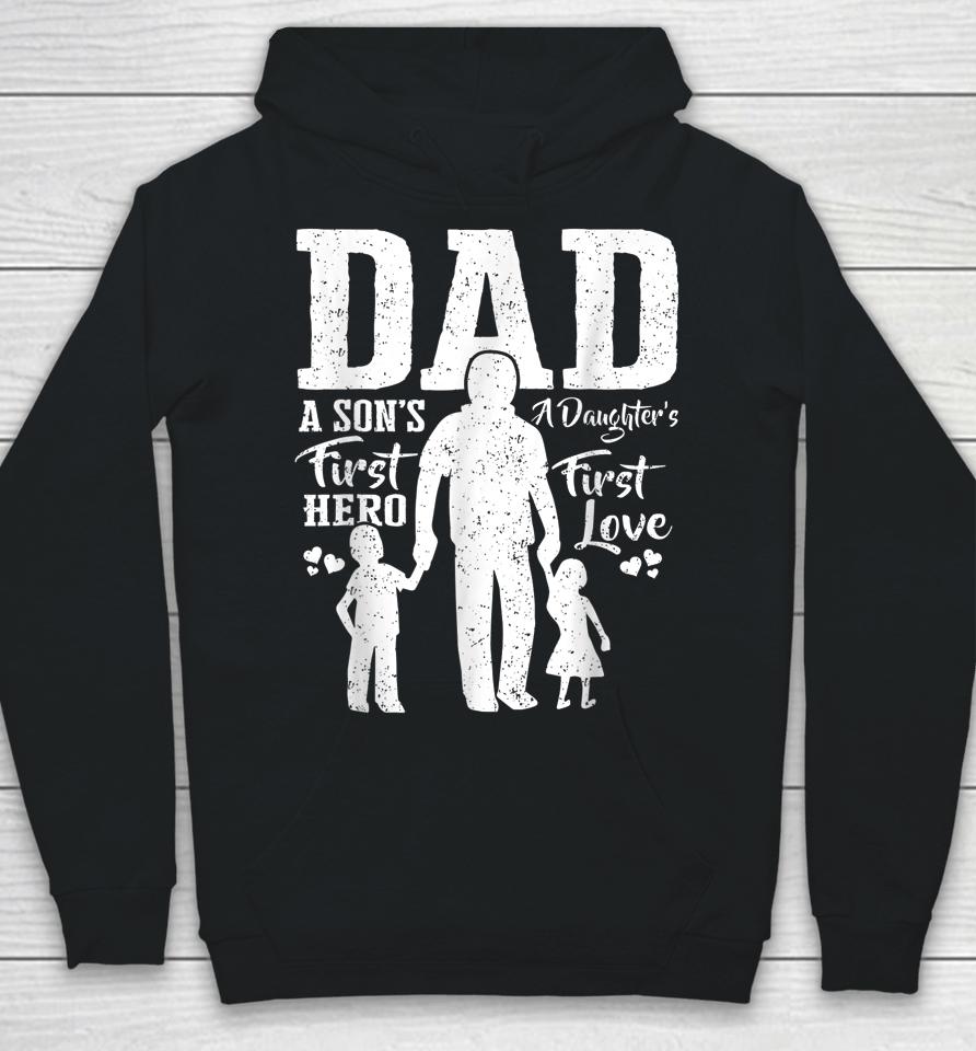 Proud Dad Of Twins  Best Fathers Day Gift From Son Hoodie