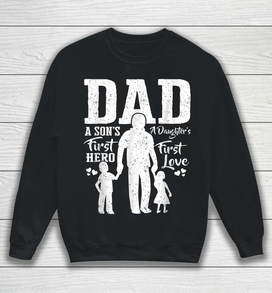 Proud Dad Of Twins  Best Fathers Day Gift From Son Sweatshirt