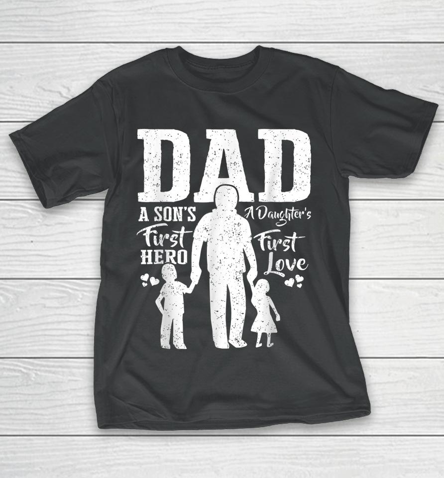 Proud Dad Of Twins  Best Fathers Day Gift From Son T-Shirt
