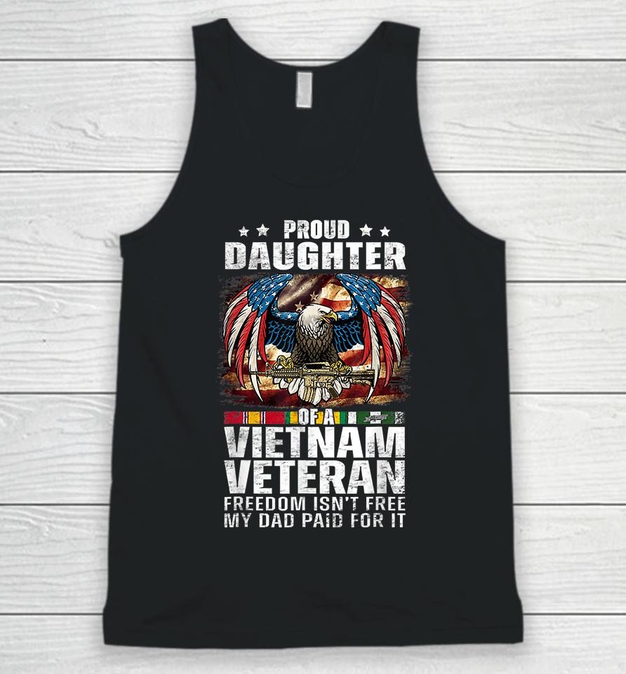 Proud Daughter Of A Vietnam Veteran Unisex Tank Top