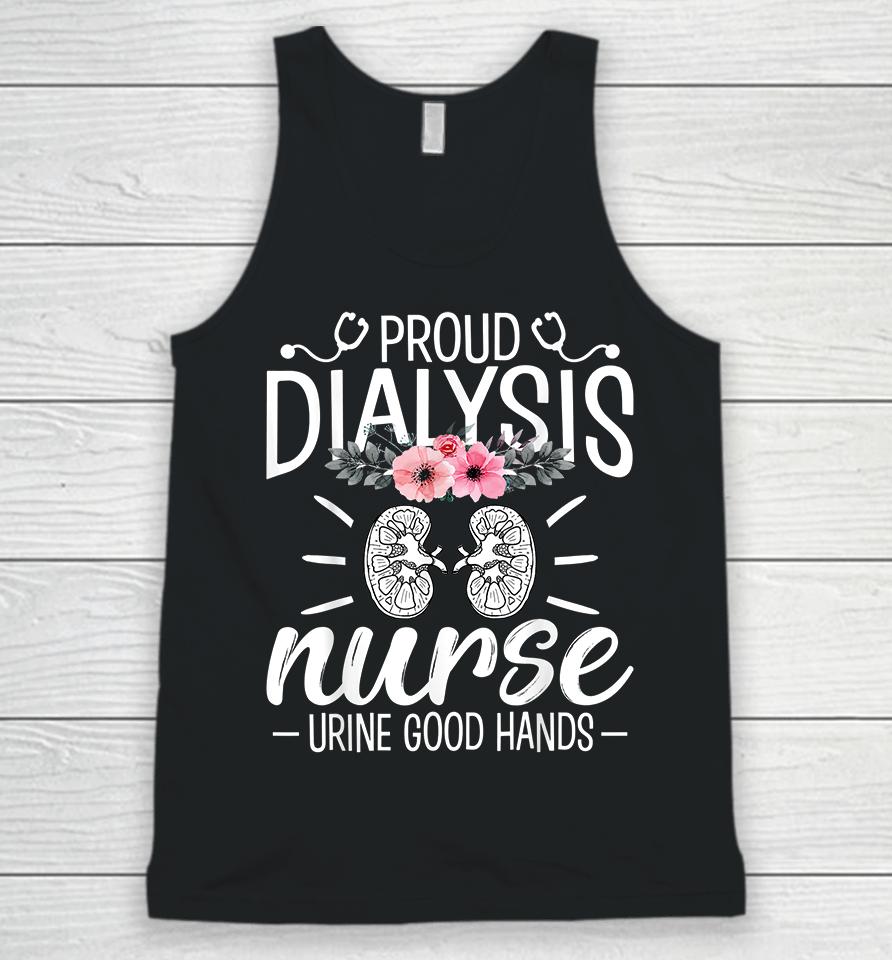 Proud Dialysis Nurse Urine Good Hands Unisex Tank Top