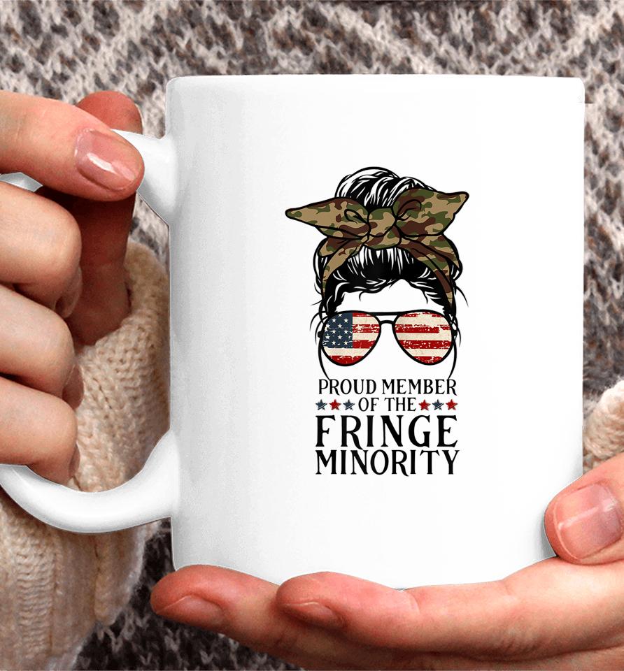 Proud Fringe Minority Member For American Messy Bun Coffee Mug