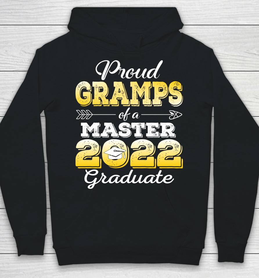 Proud Gramps Of 2022 Class Master Graduate Family Hoodie