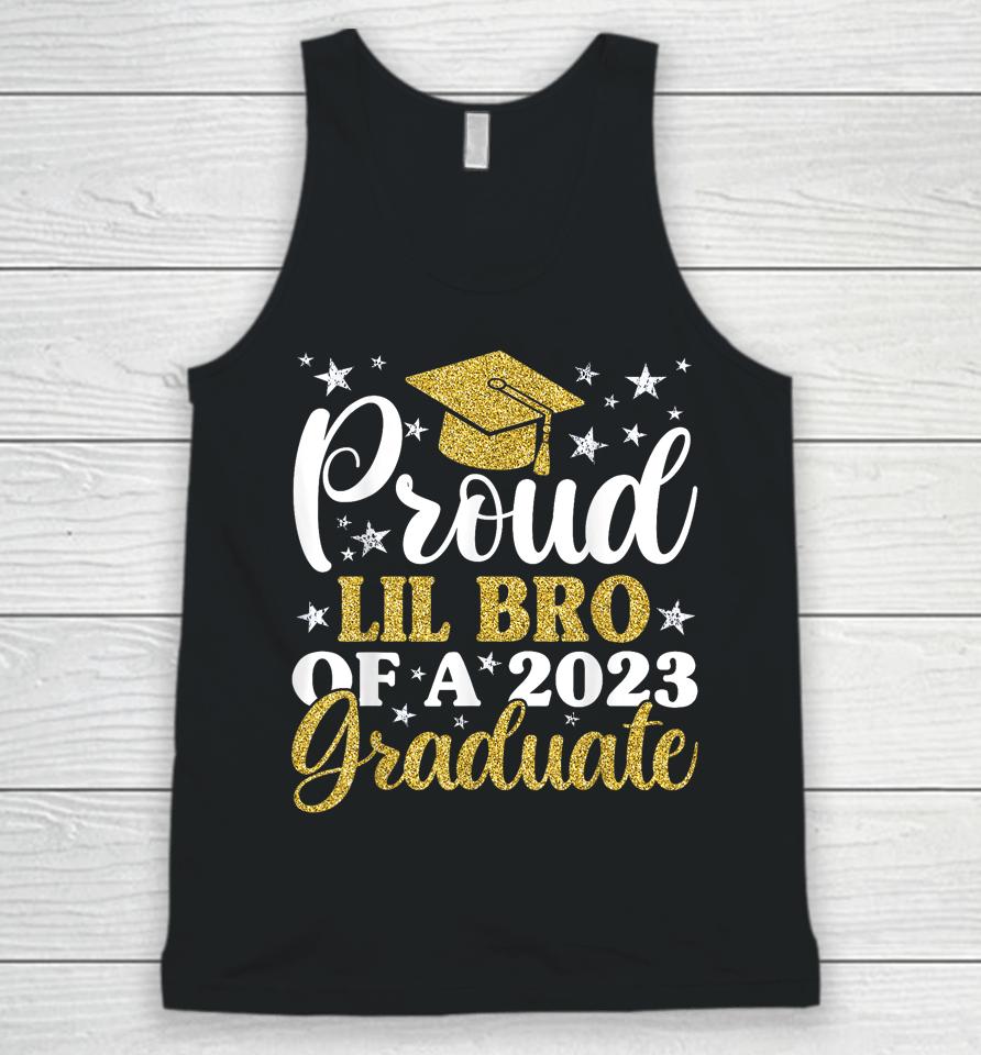 Proud Lil Bro Of A 2023 Graduate, Graduation Family Unisex Tank Top