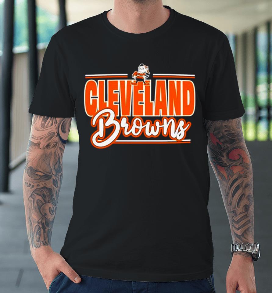 Proud Mascot Cleveland Browns Football Premium T-Shirt