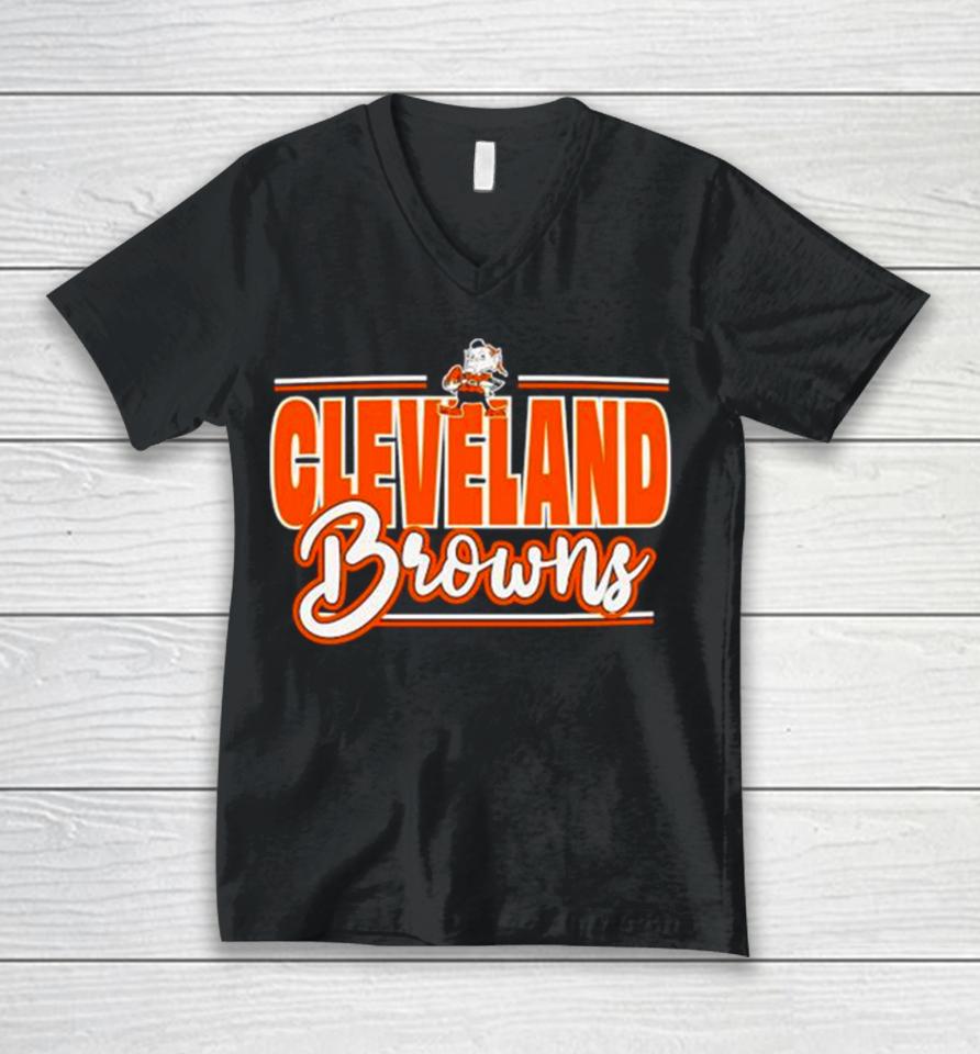 Proud Mascot Cleveland Browns Football Unisex V-Neck T-Shirt