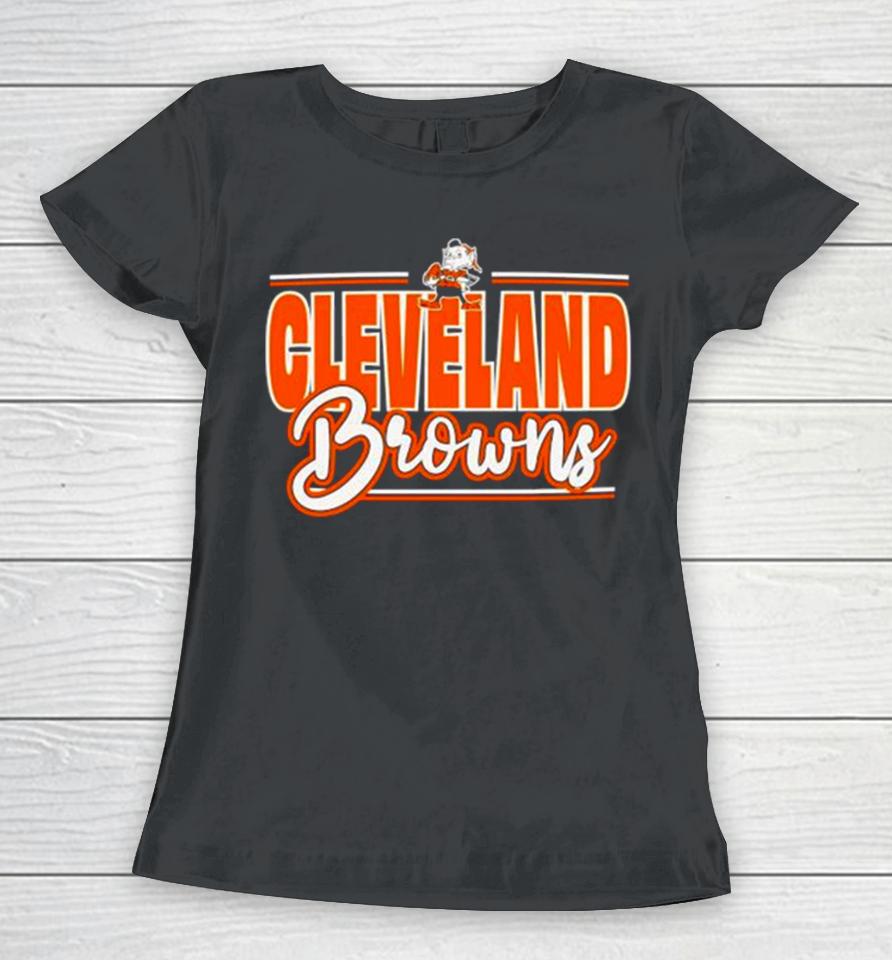 Proud Mascot Cleveland Browns Football Women T-Shirt
