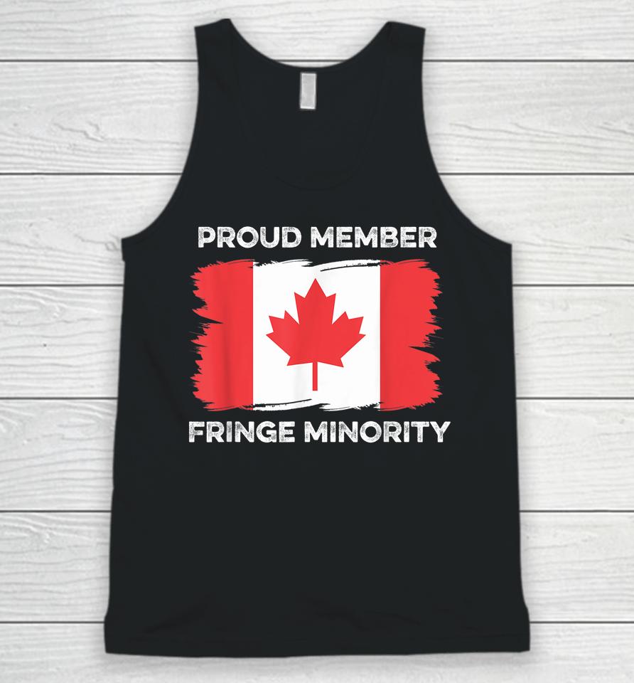 Proud Member Fringe Minority Canadian Truckers Canada Truck Unisex Tank Top