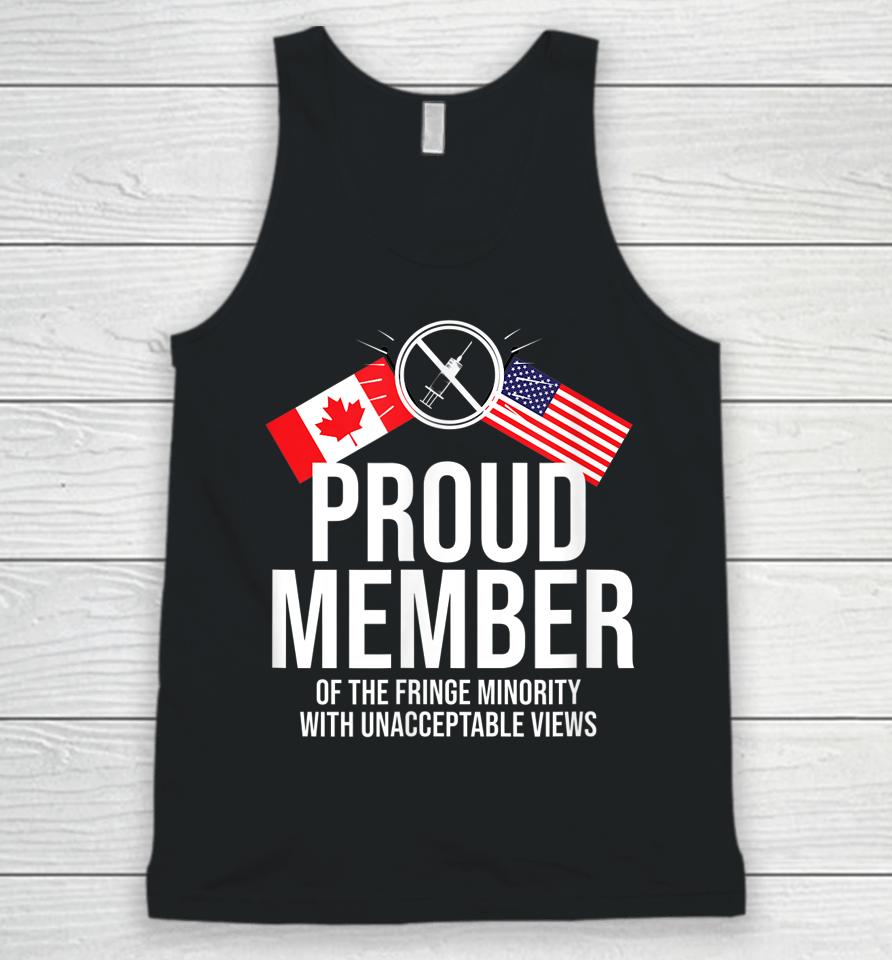 Proud Member Of Fringe Minority America And Canada Together Unisex Tank Top