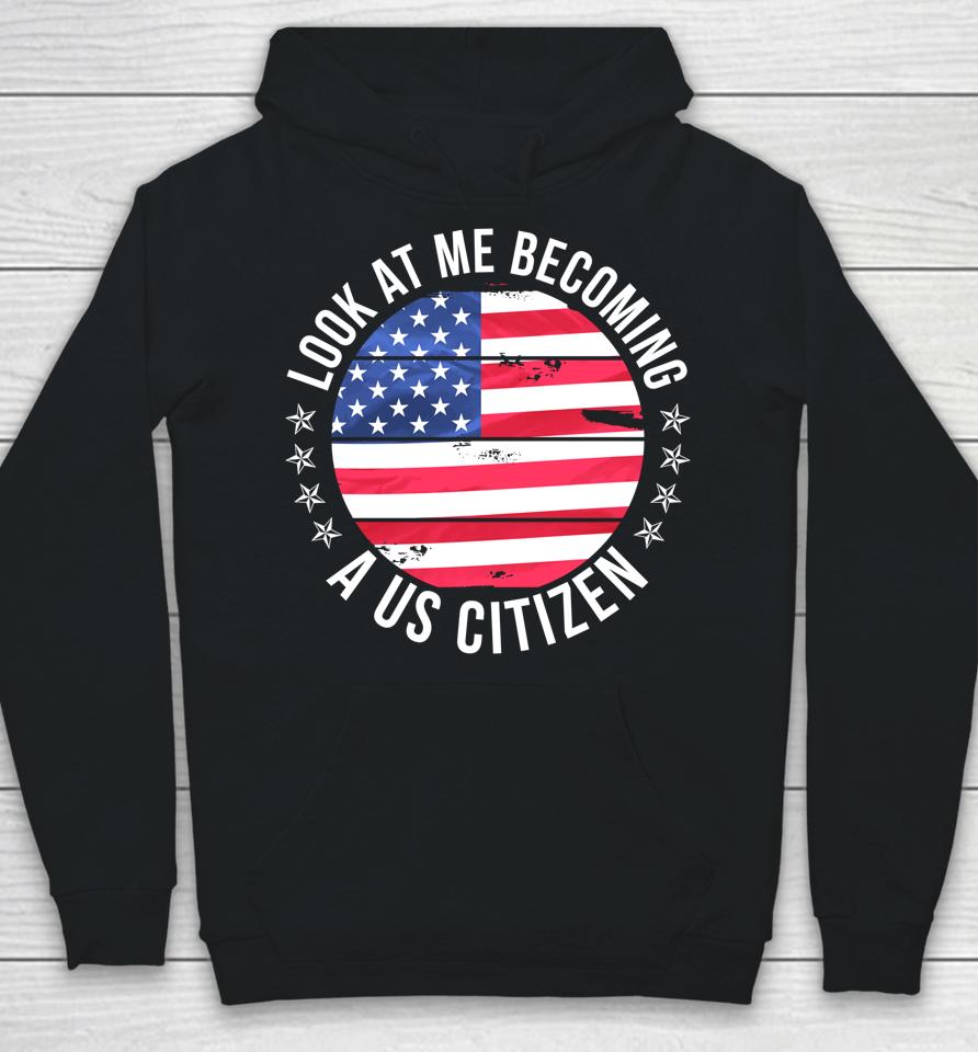 Proud New Us Citizen Funny Us Citizenship Hoodie
