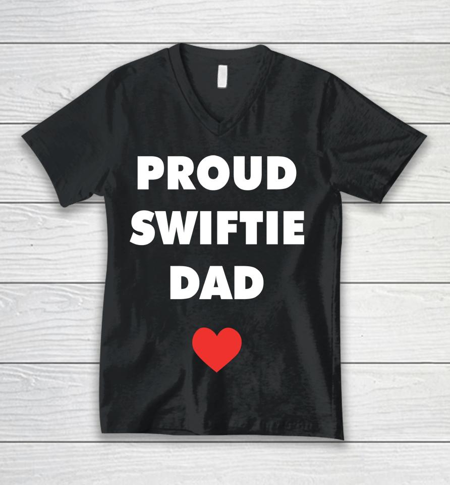 Proud Swiftie Dad Unisex V-Neck T-Shirt