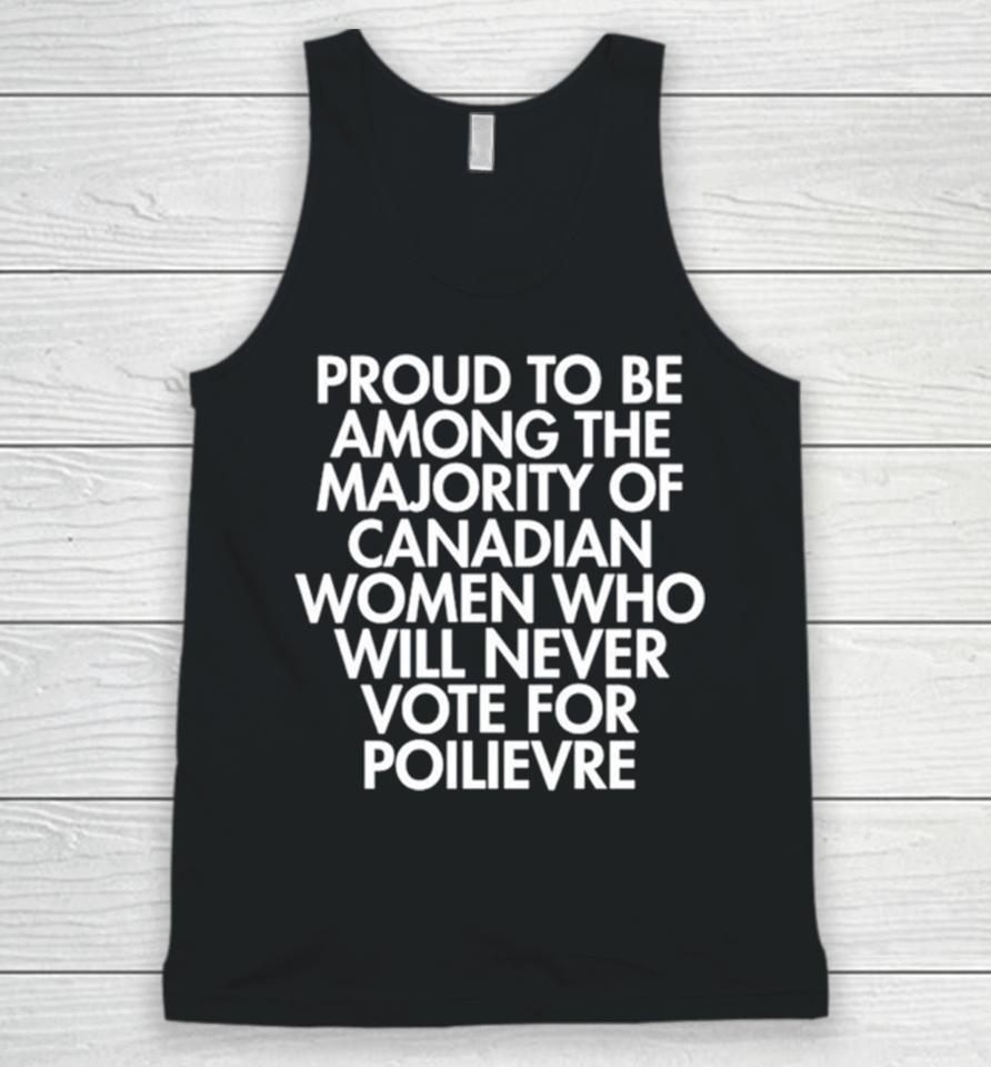 Proud To Be Among The Majority Of Canadian Women Who Unisex Tank Top