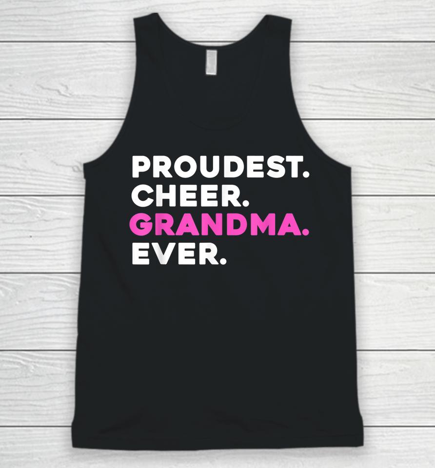Proudest Cheer Grandma Ever Unisex Tank Top