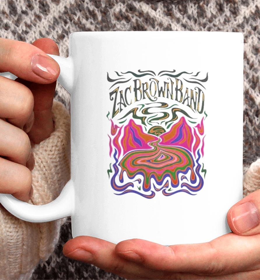 Psychedelic Mountains Coffee Mug