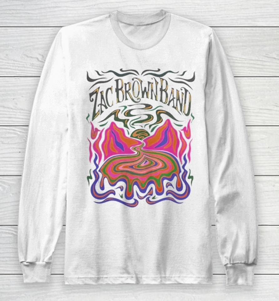 Psychedelic Mountains Long Sleeve T-Shirt