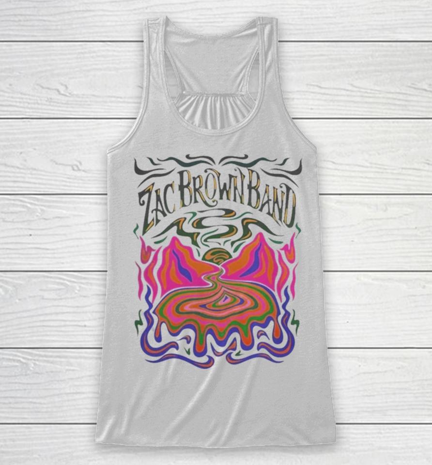 Psychedelic Mountains Racerback Tank