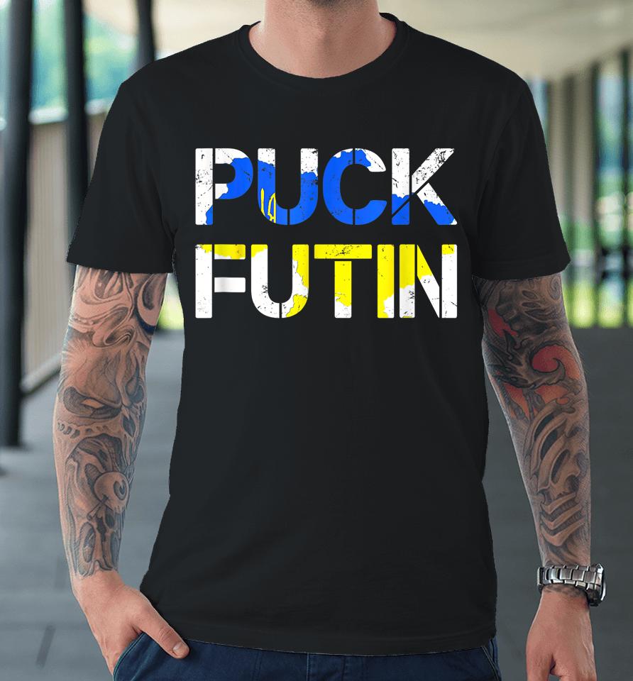 Puck Futin Funny Fuck Putin Premium T-Shirt