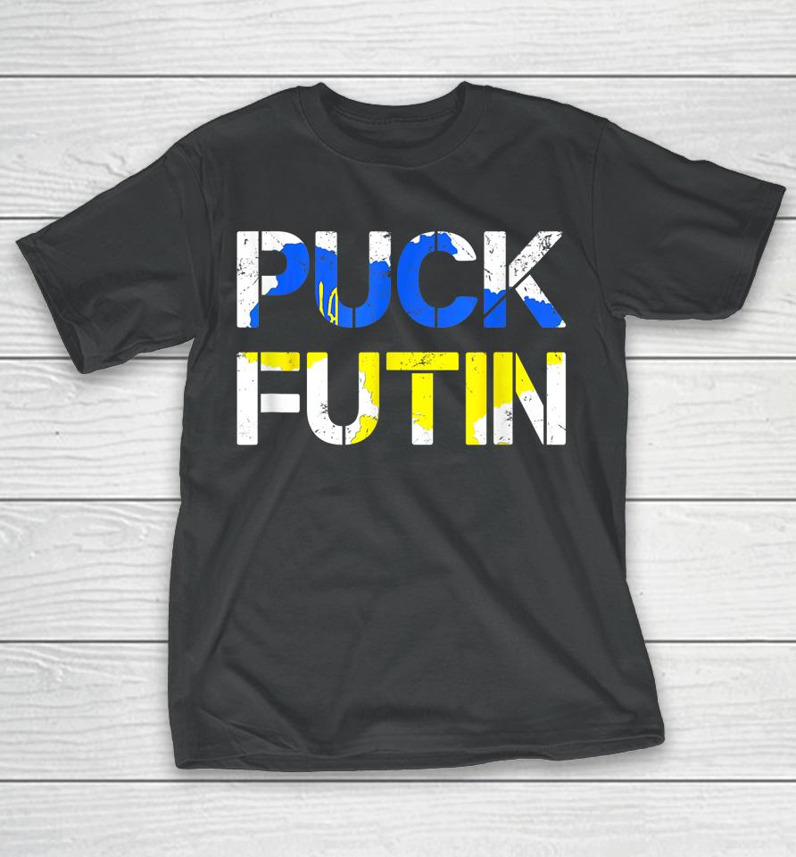 Puck Futin Funny Fuck Putin T-Shirt