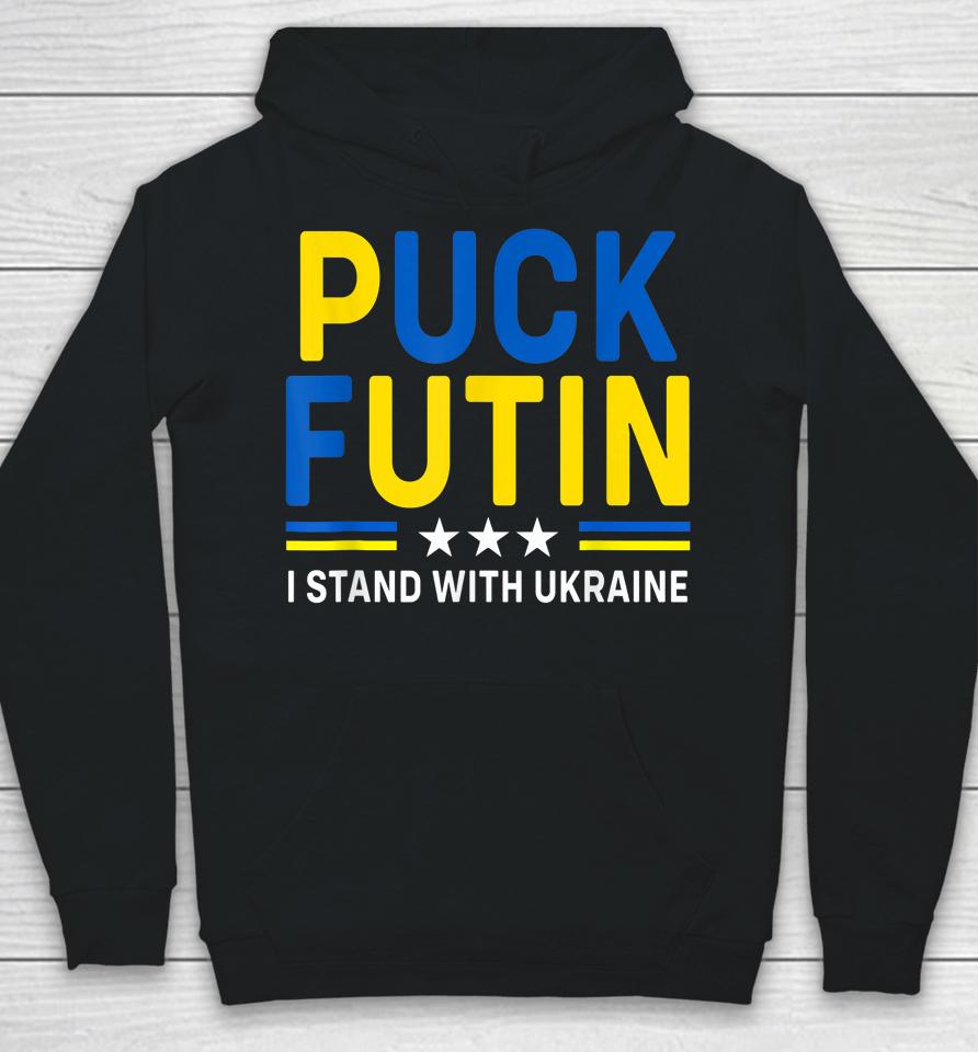 Puck Futin I Stand With Ukraine Flag Support Hoodie