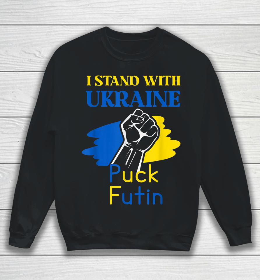 Puck Futin I Stand With Ukraine Sweatshirt