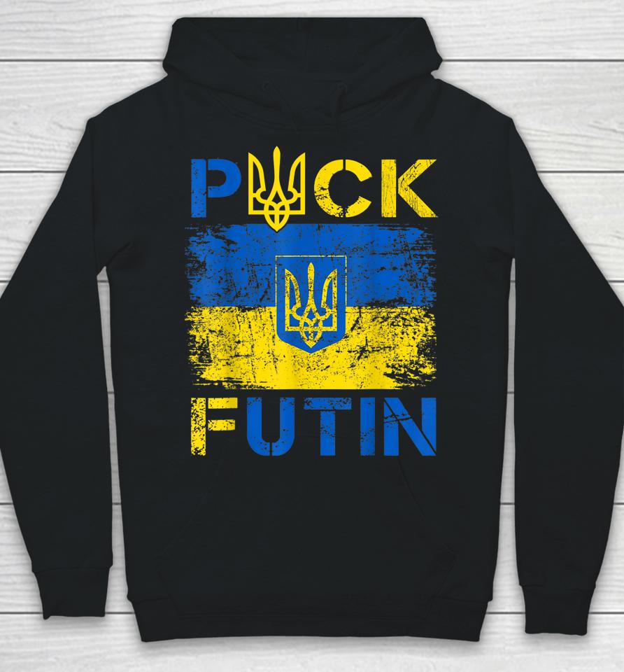 Puck Futin Meme I Stand With Ukraine Ukrainian Lover Support Hoodie