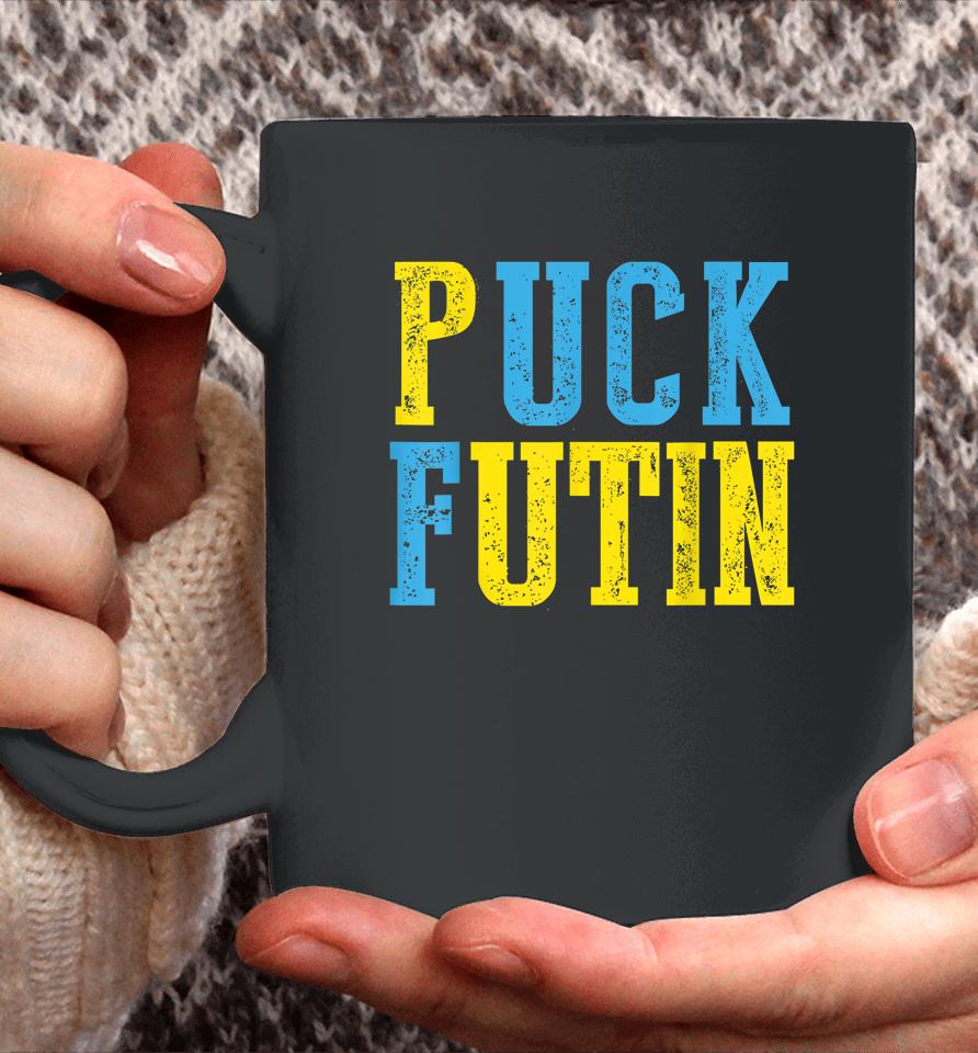 Puck Futin Meme I Stand With Ukraine Ukrainian Lover Support Coffee Mug