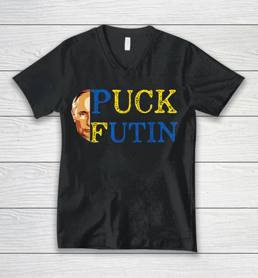 Puck Futin Meme Unisex V-Neck T-Shirt