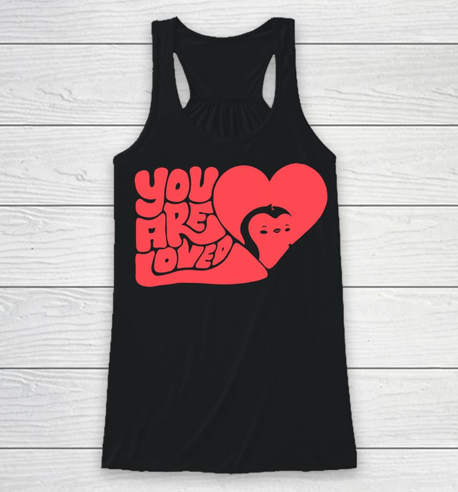Pudgy Penguins Merch You Are Loved Racerback Tank