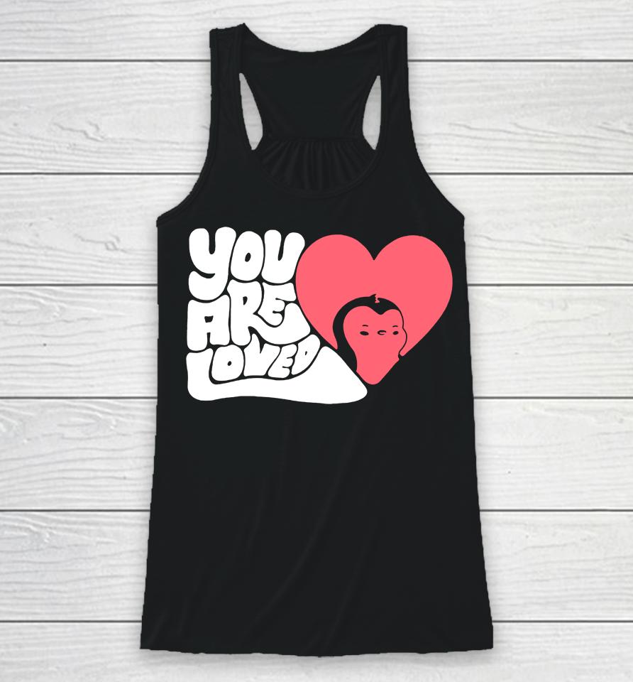 Pudgy Penguins You Are Loved Fleece Racerback Tank