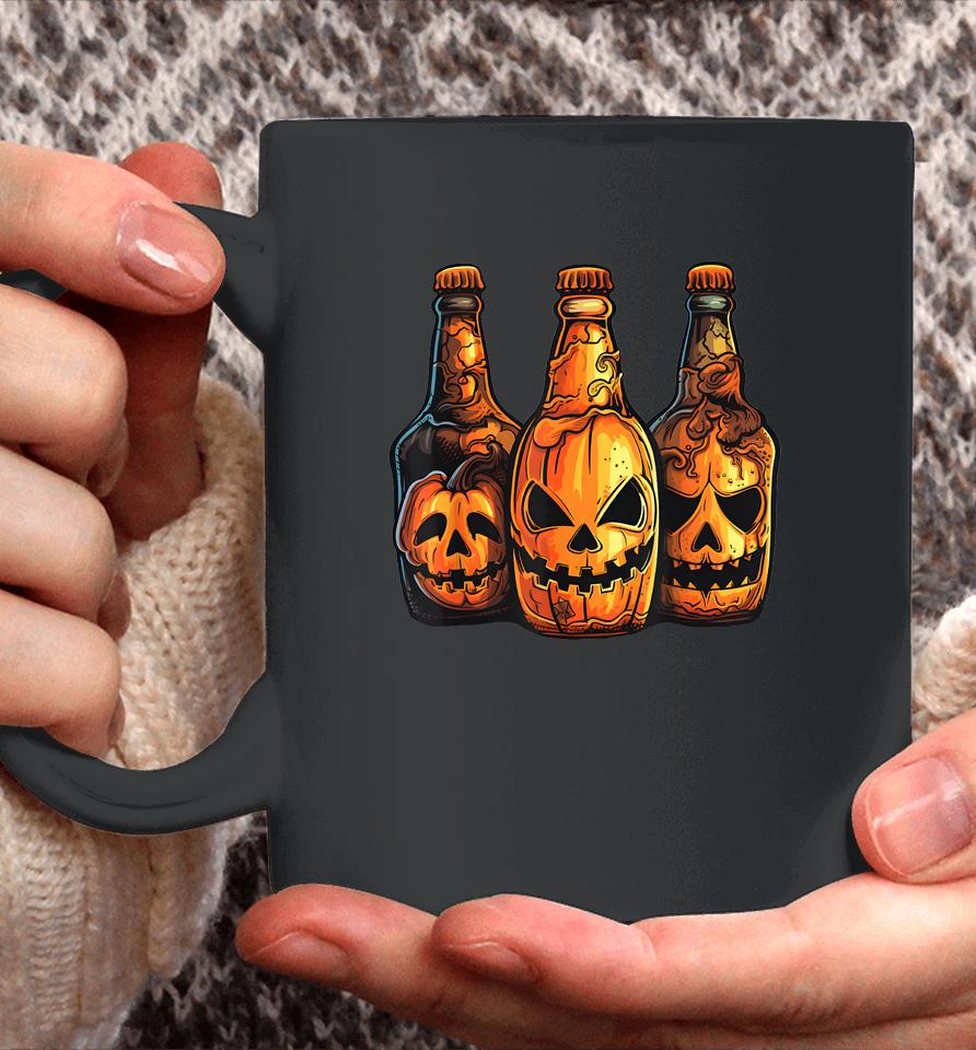 Pumpkin Beer Halloween Spooky Pumpkins Halloween Bar Crawl Coffee Mug