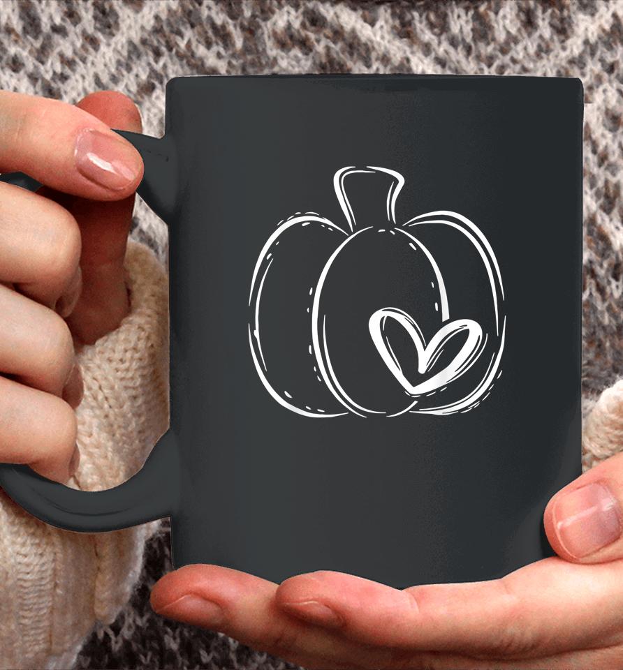 Pumpkin Leopard Print Thanksgiving Fall For Women Teen Girls Coffee Mug