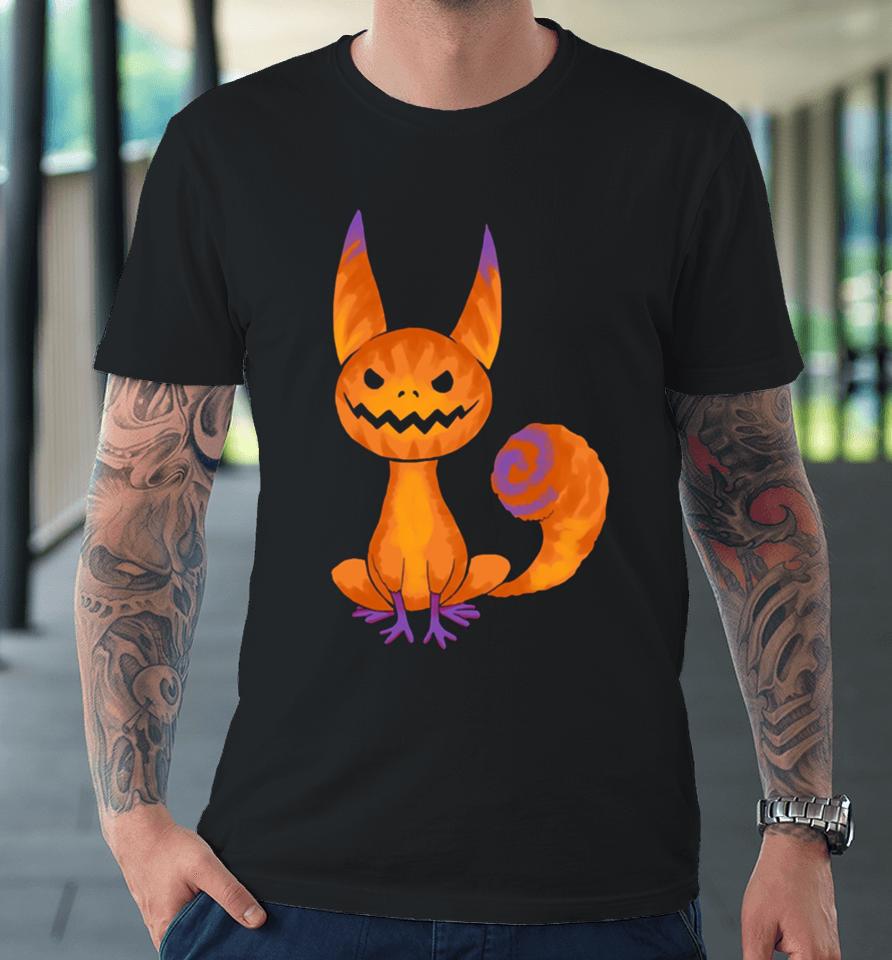 Pumpkin Lothcat Halloween Premium T-Shirt