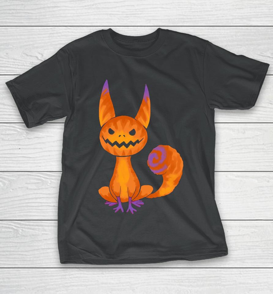 Pumpkin Lothcat Halloween T-Shirt