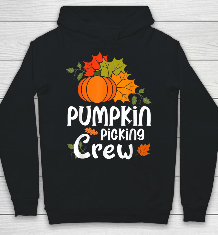 Pumpkin Picking Crew For Halloween Family Matching Hoodie