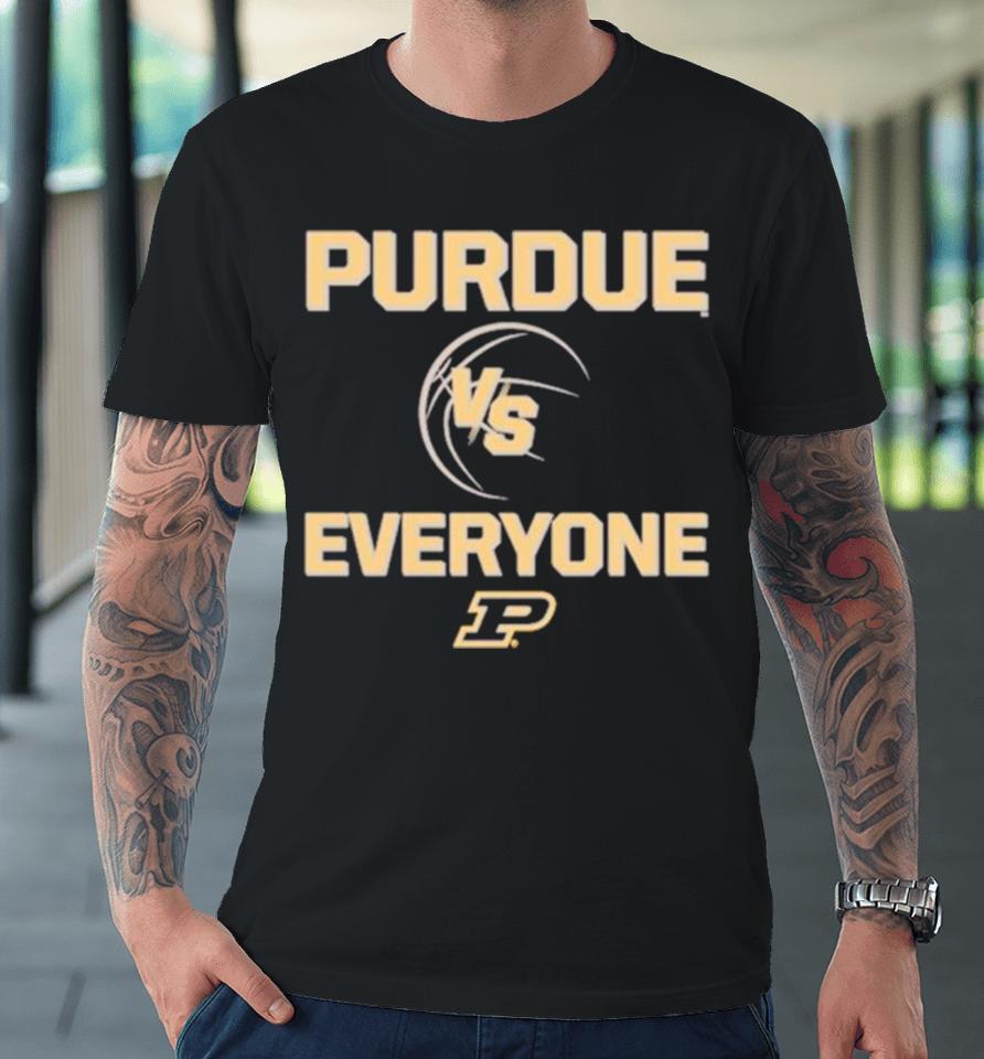 Purdue Boilermaker Basketball Vs Everyone Premium T-Shirt