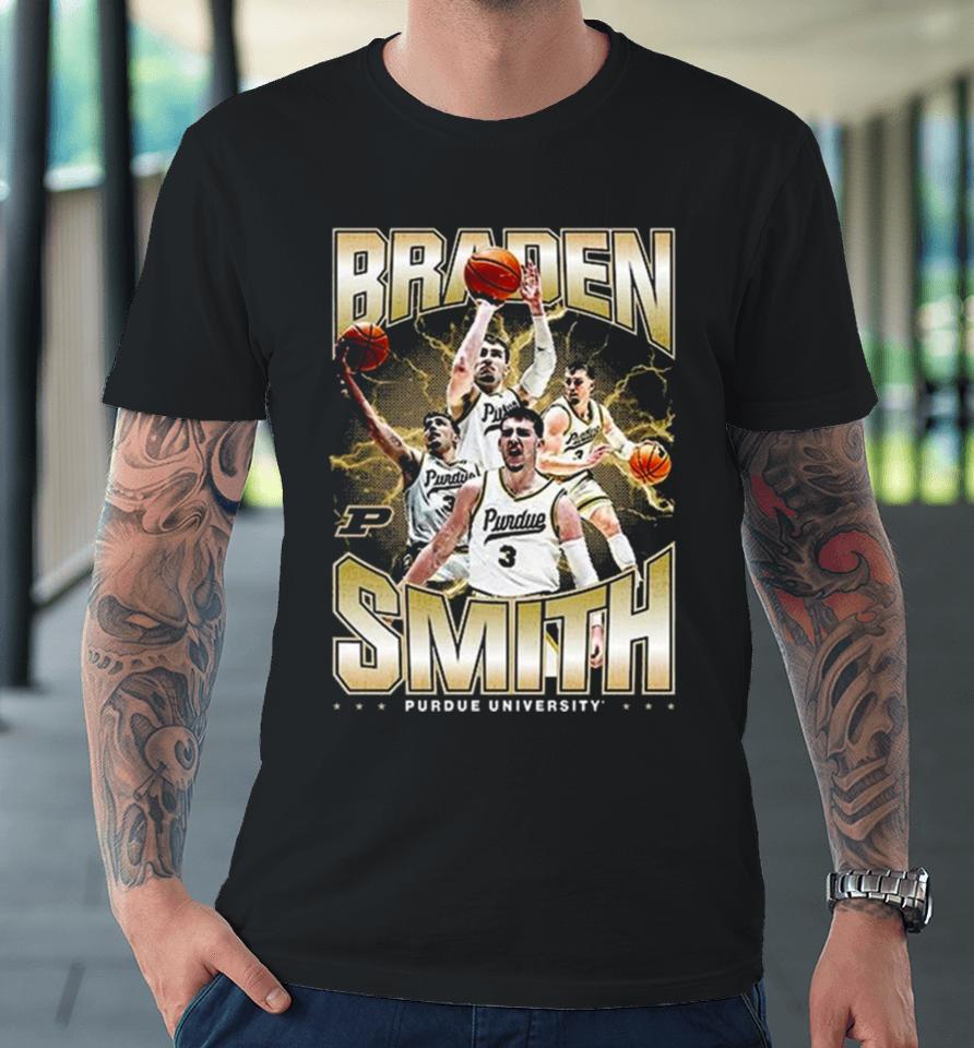 Purdue Boilermakers 2024 Ncaa Men’s Basketball Braden Smith 2023 – 2024 Post Season Premium T-Shirt