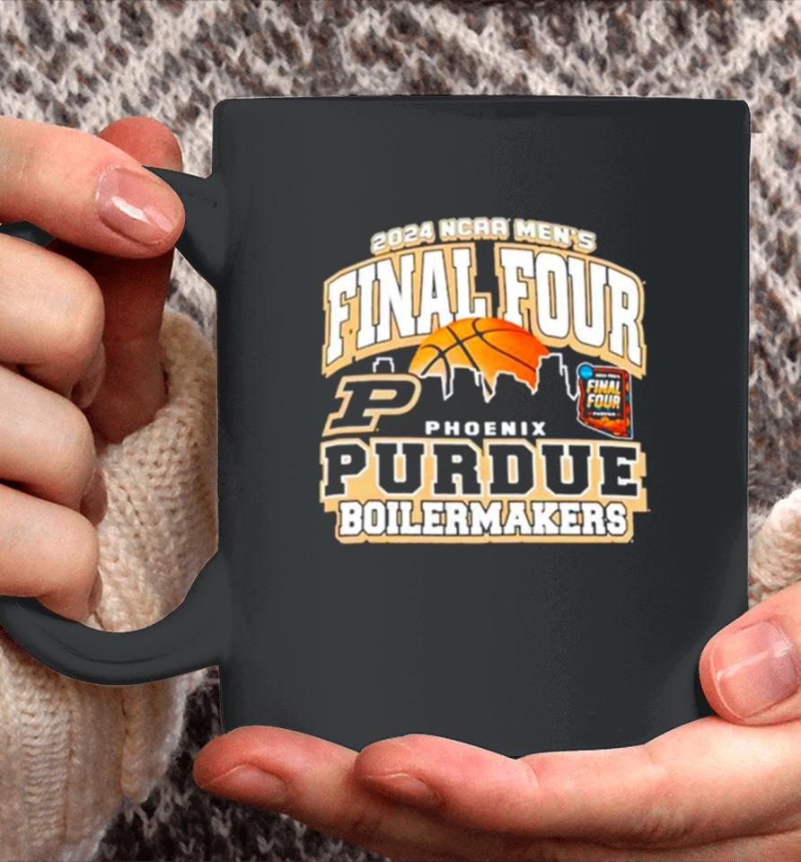 Purdue Boilermakers 2024 Ncaa Men’s Basketball Final Four Skyline Coffee Mug
