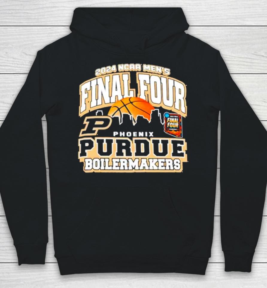 Purdue Boilermakers 2024 Ncaa Men’s Basketball Final Four Skyline Hoodie