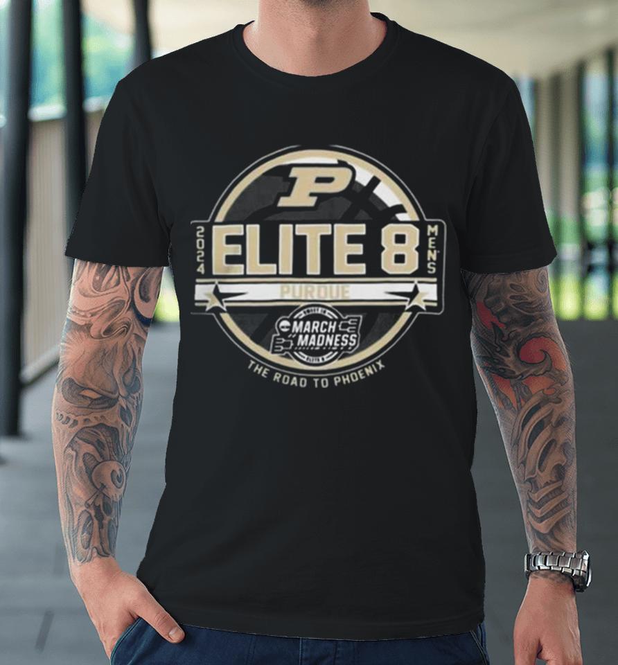 Purdue Boilermakers Men’s Basketball 2024 Elite 8 Premium T-Shirt