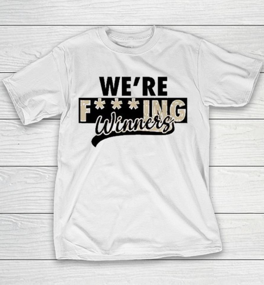 Purdue Boilermakers We’re Fucking Winners Youth T-Shirt