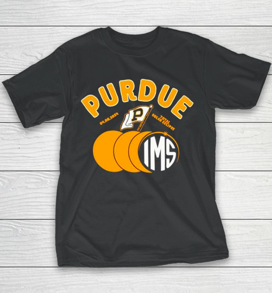 Purdue Eclipse At Ims Ncaa Team Vintage Youth T-Shirt