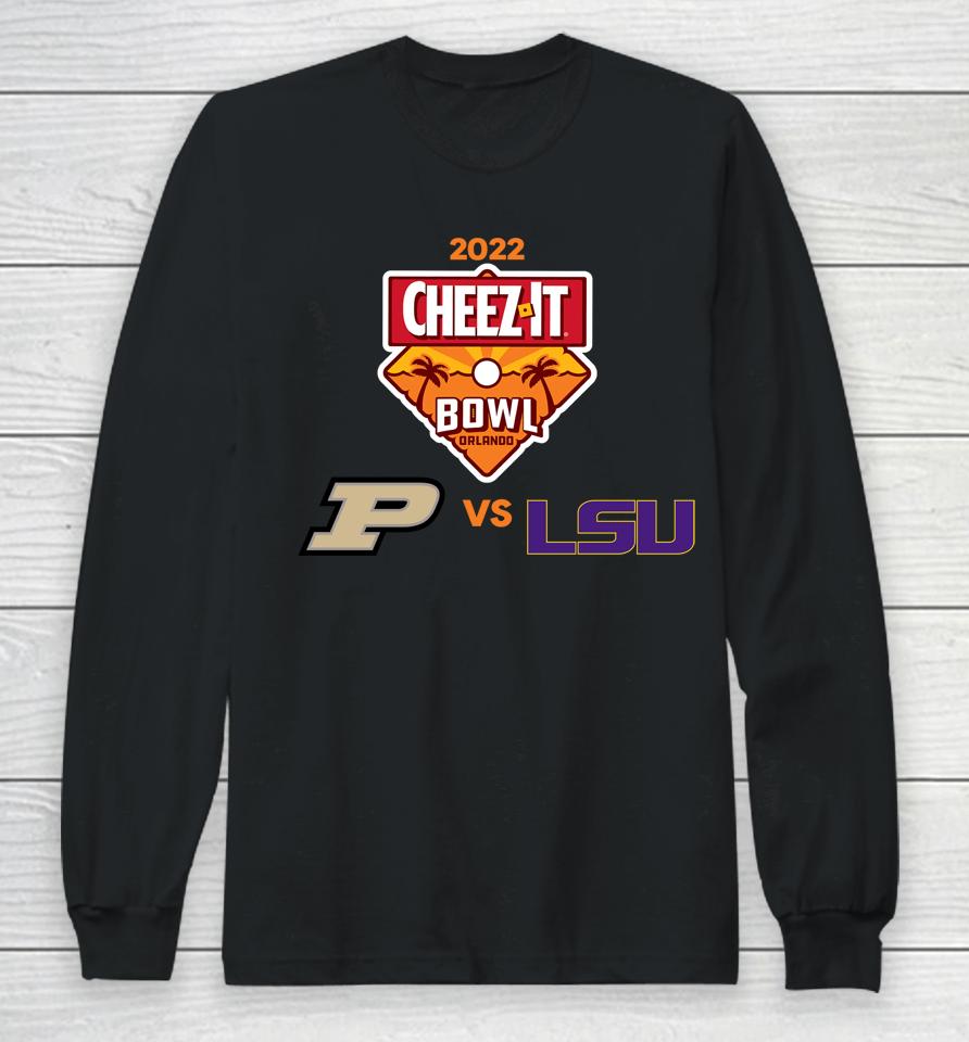 Purdue Vs Lsu Cheez-It Bowl 2022 College Football Long Sleeve T-Shirt