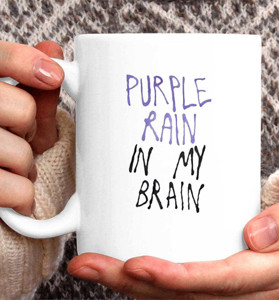 Purple Rain In My Brain Coffee Mug