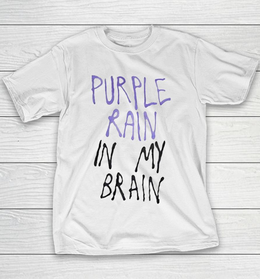 Purple Rain In My Brain Youth T-Shirt