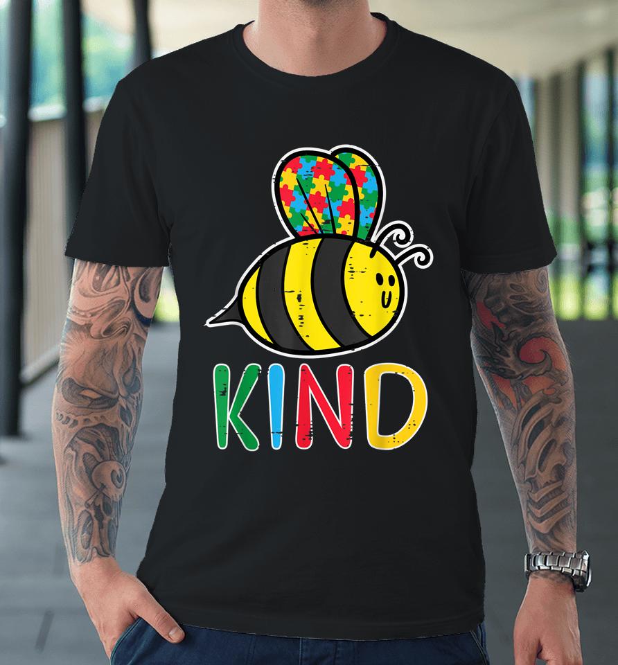 Puzzle Bee Kind Cute Autism Awareness Premium T-Shirt