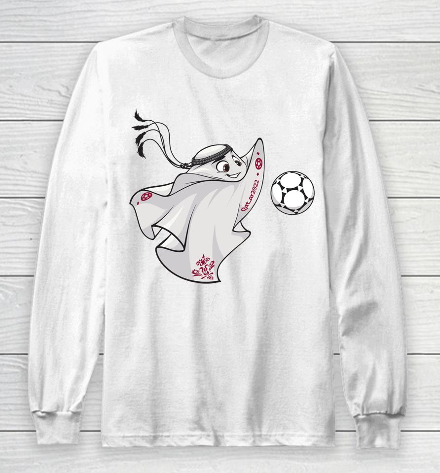 Qatar 2022 Fifa World Cup Mascot Long Sleeve T-Shirt