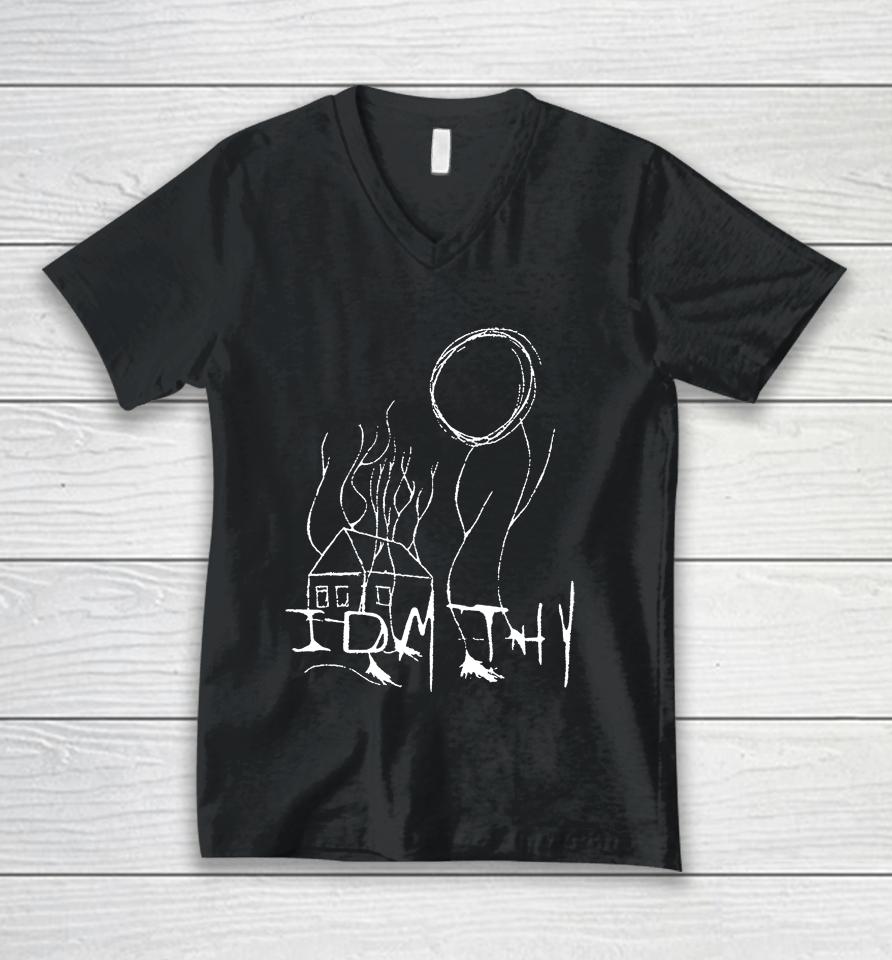 Quadeca Idmthy I Didn't Mean To Haunt You Idmthy Out Now Unisex V-Neck T-Shirt
