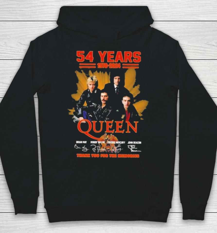 Queen 54 Year Of The Memories 1970 2024 Hoodie